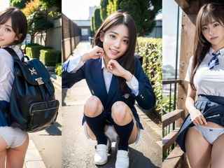 Japanese Schoolgirl Shyly Exposes her Naughtiest Secret!